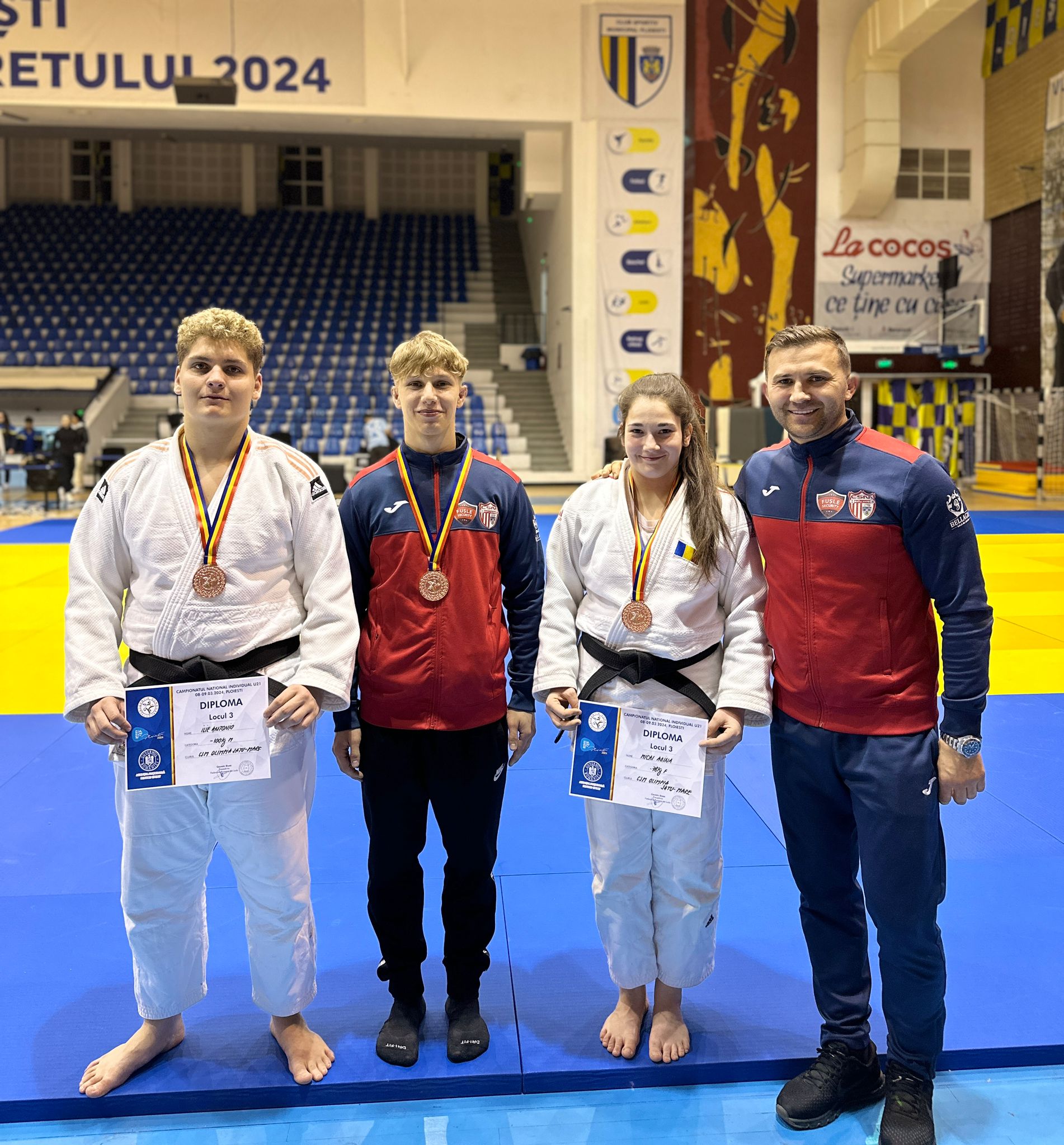 Două medalii de bronz pentru judoka de la CSM Olimpia